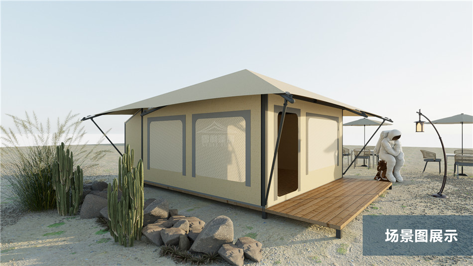 隐于林间的移动行宫｜嫩江县野奢酒店帐篷重塑荒野栖居美学